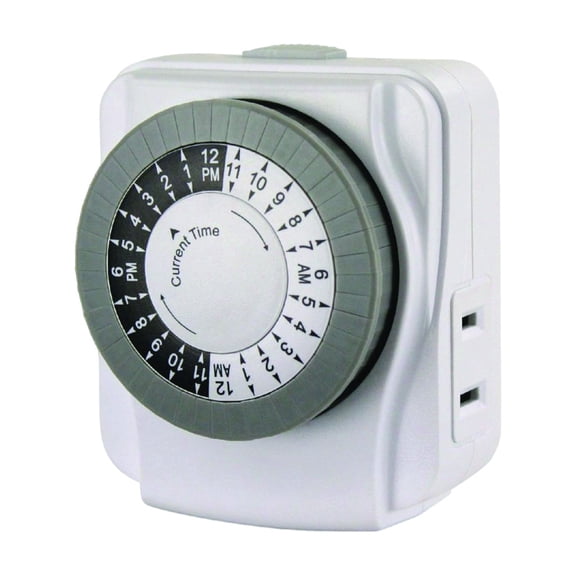 Prime Wire & Cable Prime Indoor 24-Hour Mechanical Timer - Pack of 16