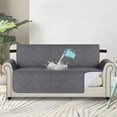 thumbnail image 1 of PrimeBeau 100% Waterproof Sofa Cover Protector Couch Covers for 3 Cushion Couch(Seat Width 78", Black), 1 of 7
