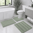 thumbnail image 1 of Primebeau 3-Piece Bathroom Rug Set - Non-Slip, Soft, Absorbent Bath Mats for Tub, Shower & Toilet, 1 of 7