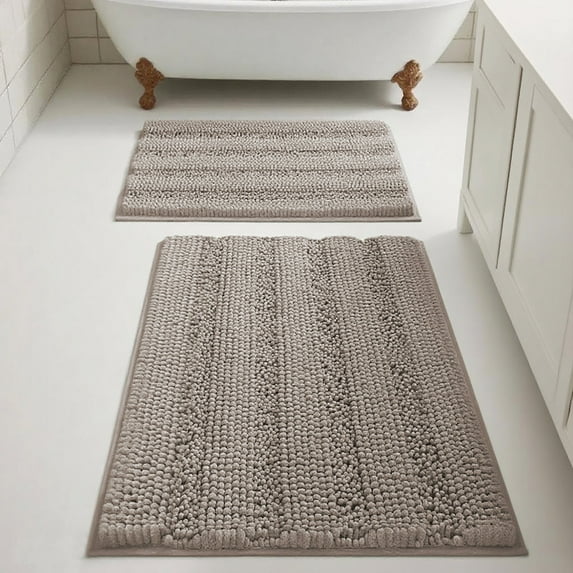 PrimeBeau Soft Plush Cushion Rug, Bathroom Area, Water Absorbent