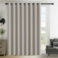 thumbnail image 1 of PrimeBeau Energy Efficient Extra Wide Blackout Curtain, Single Layer Thermal Design (100x84-Inch, Pumice Stone, 1 Panel), 1 of 6