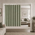thumbnail image 1 of PrimeBeau Noise Reducing Extra Wide Blackout Curtain, Single Layer Design (100x84-Inch, Sage, 1 Panel), 1 of 6