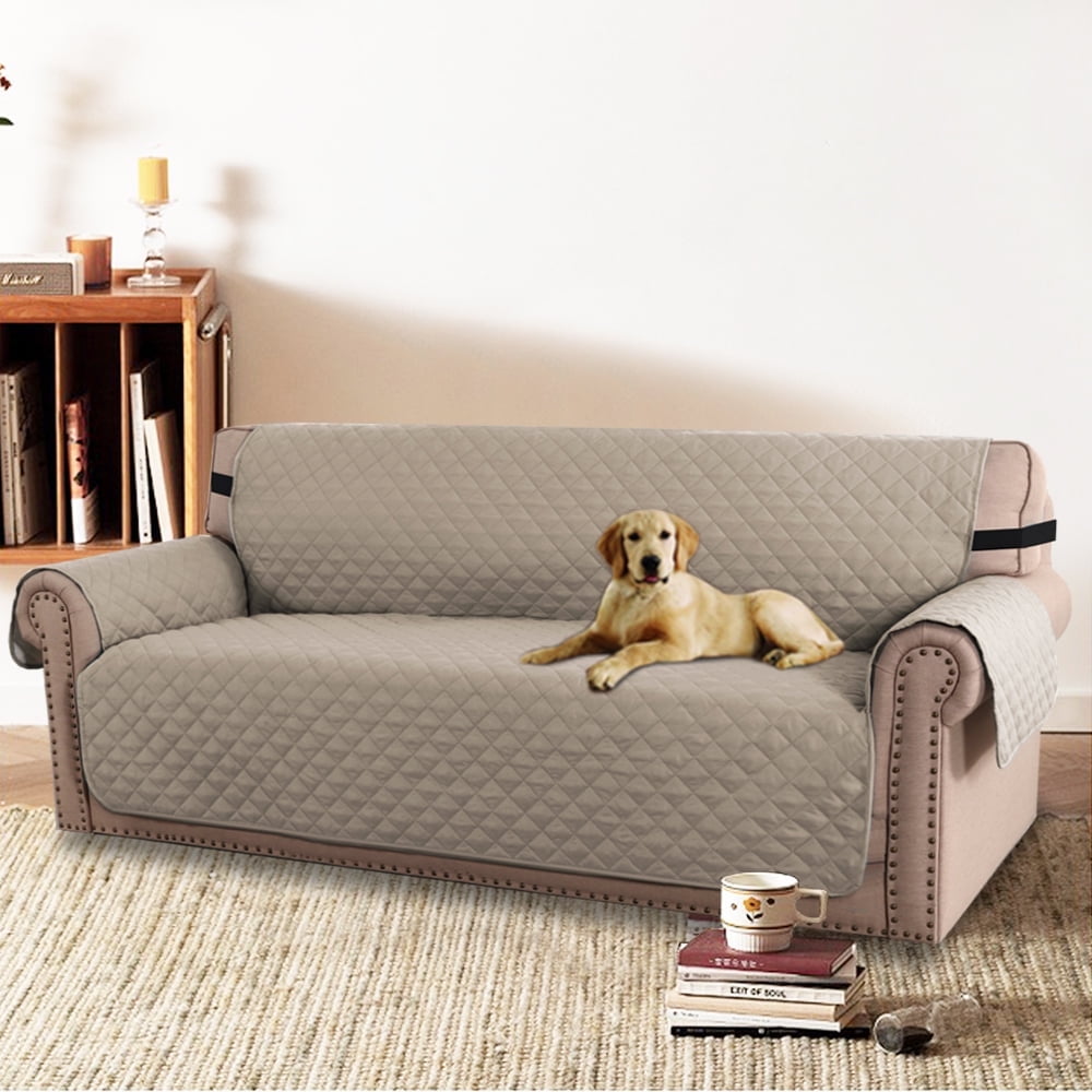 Sofa Slipcover for Dogs Pets Kids Durable Pet Cover for Sofa with Elastic Strap 75 x 110