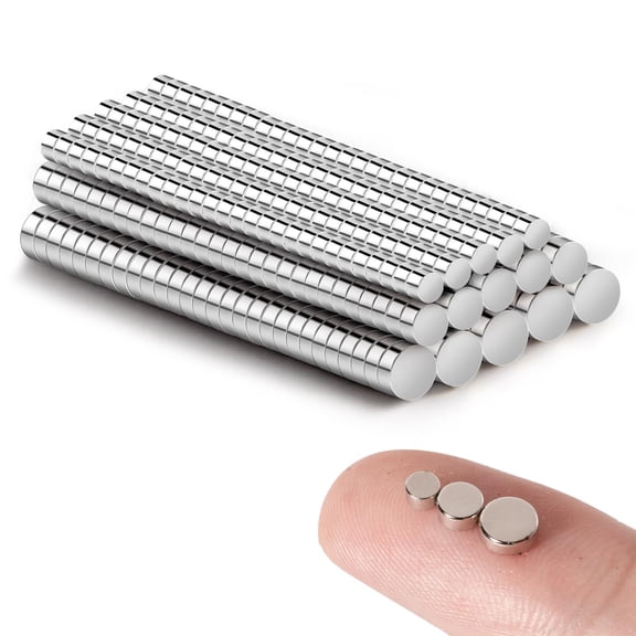 PrimeCook Shop 420 Pcs Small Magnets, Mini Variety Magnets for 3D Printing,3 Different Sizes, Multi-Use for Miniatures, DIY, Office, Hobbies, Crafts and Science