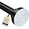 thumbnail image 1 of PrimeCook Shop Adjustable Shower Curtain Rod 26–78 Inch – No Drill Spring Tension Rod, Rust-Resistant Stainless Steel, Non-Slip Telescopic shower Rod for Bathroom, Window, Closet, Bedroom (Black), 1 of 8