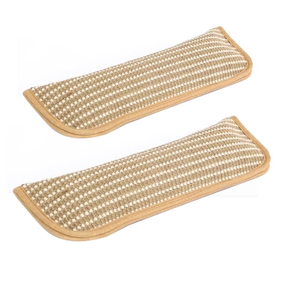 PrimeGo 2 Pcs Catnip Pillows for Cats Natural Sisal Scratching Pillow Toy Bite Resistant Kitten Kicker Toy for Indoor Cats Scratching Chewing Teething