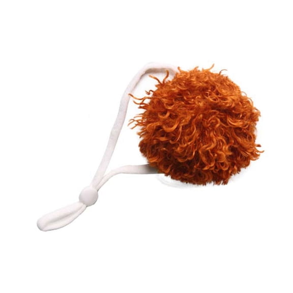 PrimeGo Afro Hair Hamster Hat Small Pet Hat with Adjustable Elastic Band Funny Shaggy Hair Hat for Guinea Pig Golden Hamster Chipmunk