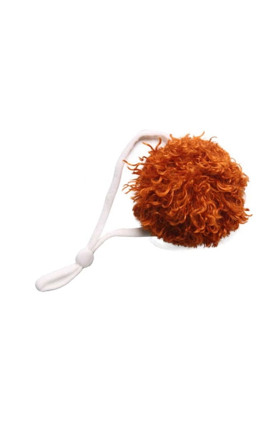 Afro Hair Hamster Hat Small Pet Hat with Adjustable Elastic Band Funny Shaggy Hair Hat for Guinea Pig Golden Hamster Chipmunk