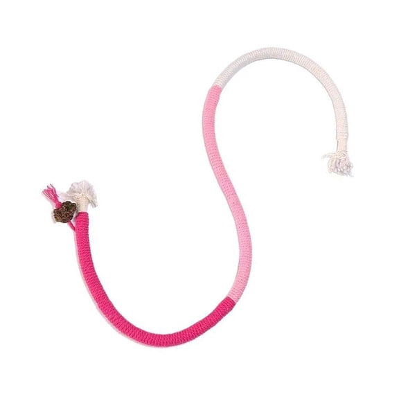 PrimeGo Cat Chew Rope Toy Cotton Rope Chew Toy Safe Tooth Cleaner Kitten Nip Toy for Teeth Cleaning Indoor Cats Exercise And Interactive Play