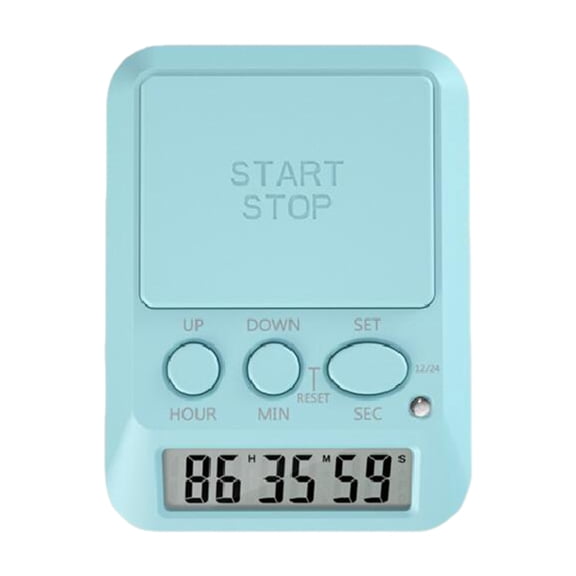 PrimeGo Digital Kitchen Timer with Loud Alarm Multi-Functional Electronic Timer Counts Up And Down for Kitchen Study Work Exercise Training Outdoor Activities