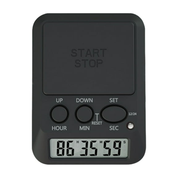PrimeGo Digital Kitchen Timer with Loud Alarm Multi-Functional Electronic Timer Counts Up And Down for Kitchen Study Work Exercise Training Outdoor Activities