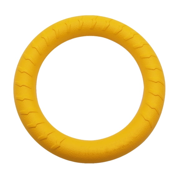 PrimeGo Dog Fetch Toy Bite-resistant Flying Disc Teething Ball Chew Toy Tug-of-War Ring for Large Dogs Training Throw And Fetch Outdoor Interactive Play