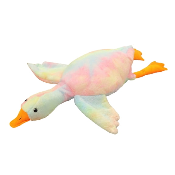 PrimeGo Dogs Plush Duck Toy Fetch Lovers Toy Soft Dog Chew Toy Stuffed Duck Tug-of-War Toy for Small Medium Large Dogs Interactive Play Boredom Relief