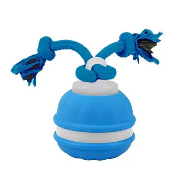 PrimeGo Pet Ball Toy with Tail Rope Rechargeable USB Design Interactive Rolling Cat Toy Boredom Relief Indoor Kitten Exercise Toy