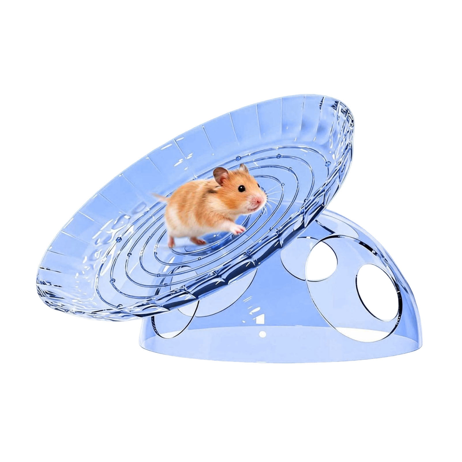 PrimeGo Quiet Hamster Running Wheel Flying Saucer Hamster Wheel with ...