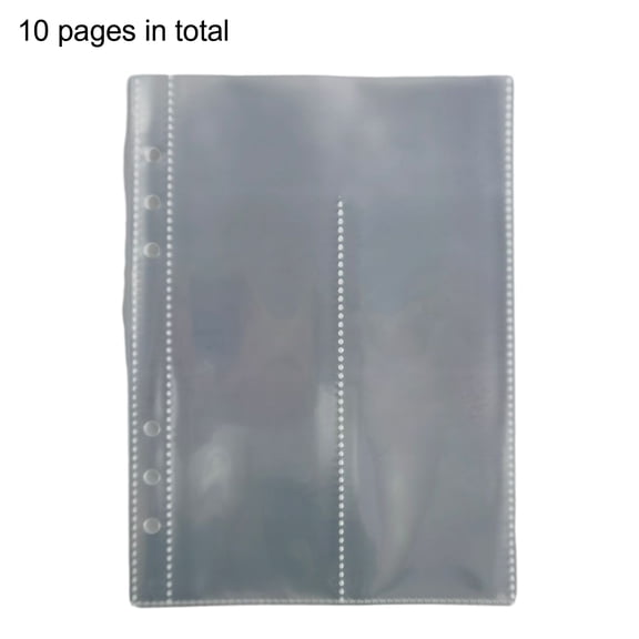 PrimeGo Zipper Binder Transparent Window Design Star Pattern PVC Cover Card Organizer with Multiple Slots Portable Card Holder Binder for Idol Cards Photo Storage