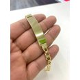 thumbnail image 1 of PrimeJewelry269 ID Chain Bracelet, 14K Gold Filled, 8" Inches, Cuban Curb, 1 of 5