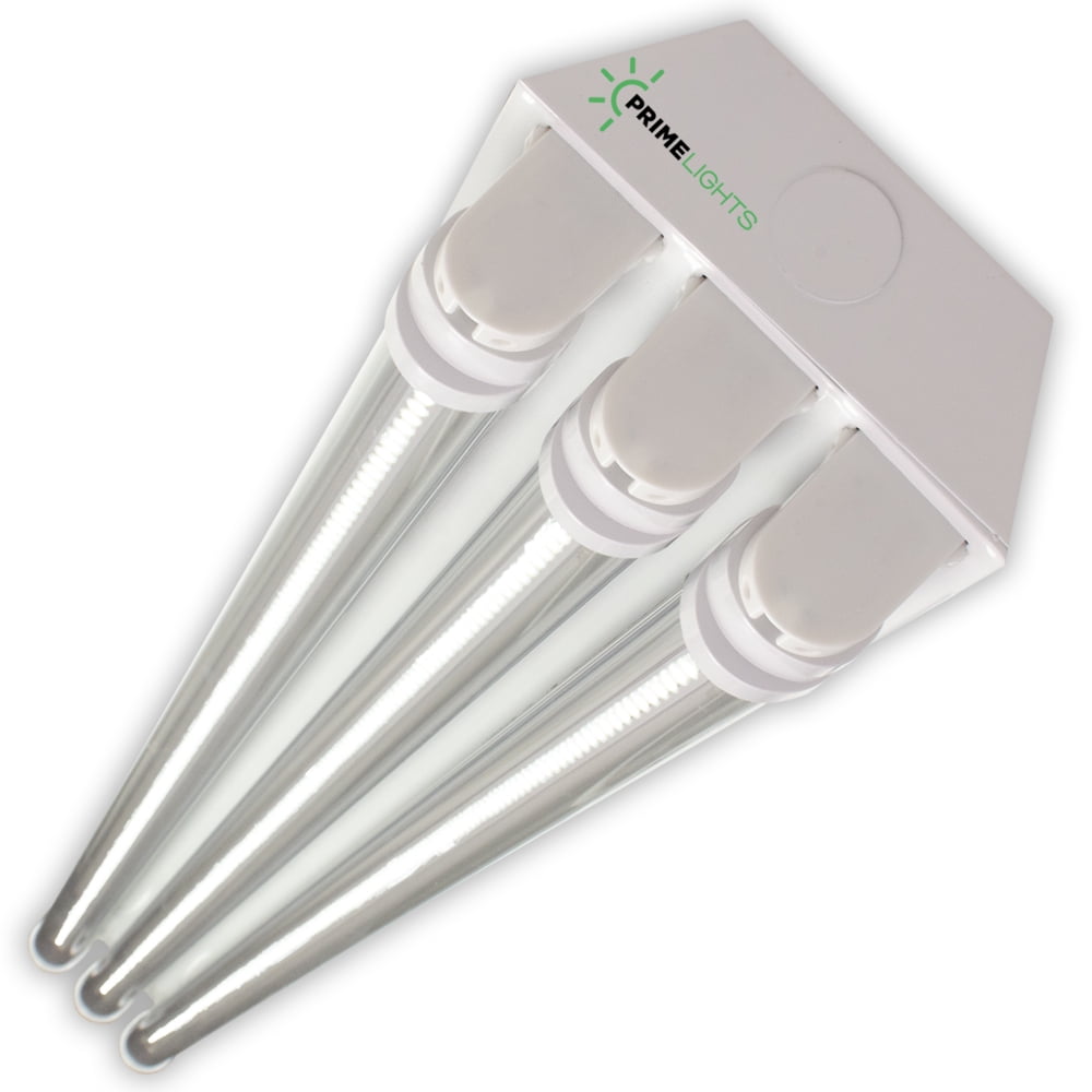 PrimeLights 4ft. LED 3 Lamp BOLT® GEN 2.0: Brighter, Most Efficient, Sleeker - 60W Clear LEDs 10,800 Lumens