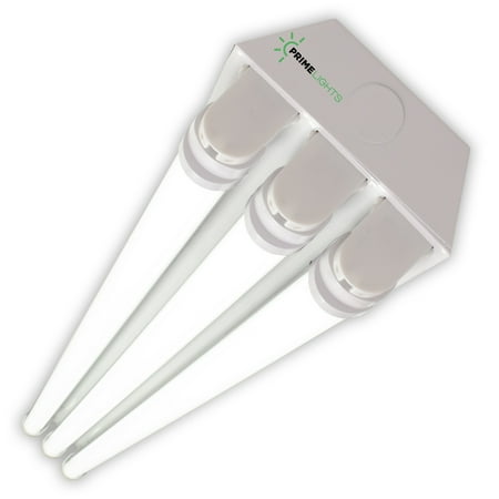 PrimeLights 4ft. LED 3 Lamp BOLT® GEN 2.0: Brighter, Most Efficient, Sleeker - 60W Frosted LEDs 10,800 Lumens