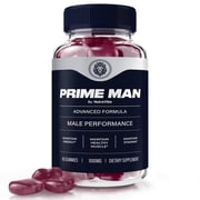 PrimeMan   Gummies with a Natural Daily Blend for Energy & Wellness | Great-Tasting, Easy-to-Chew PrimeMan Gummies 60 Gummies