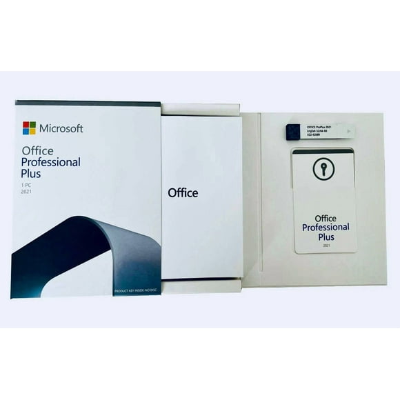 PrimeMicrosoft Office 2021 Professional Plus Lifetime License for Windows 10/11 PC | USB Installer Included | Full Version Word, Excel, PowerPoint, Outlook, Access, Publisher