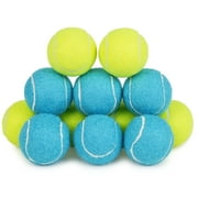 Prime Pets Tennis Balls for Dogs, 12 Pack Dog Toy Squeak Tennis Balls for for Beginner Training Ball