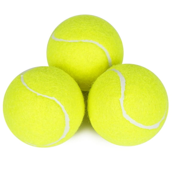 Prime Pets Tennis Balls for Dog, 3pc High Elasticity Practice Tennis Ball for Pet Training, Fetching