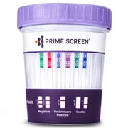 Prime Screen Multi Drug Urine Test Cup -6 Panel BZO,COC,mAMP,OPI, OXY,THC C-CUP-TDOA-564 5 pack