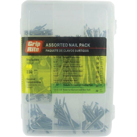 PrimeSource Do it 230-Piece Assorted Nail Multipack - Pack of 8