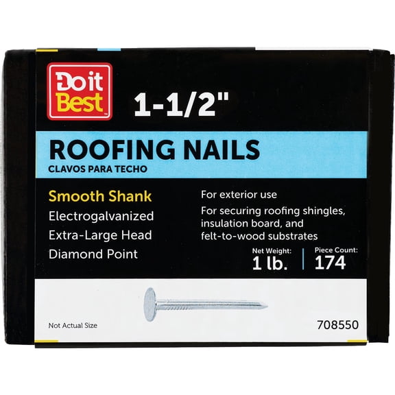 PrimeSource Do it Electrogalvanized Roof Nail - Pack of 2