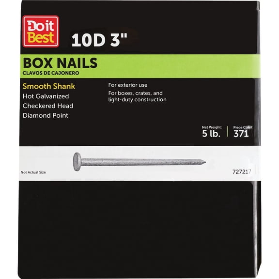 PrimeSource Do it Hot Galvanized Box Nail - Pack of 8