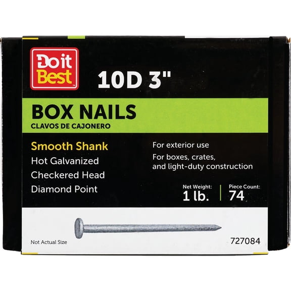 PrimeSource Do it Hot Galvanized Box Nail - Single Pack