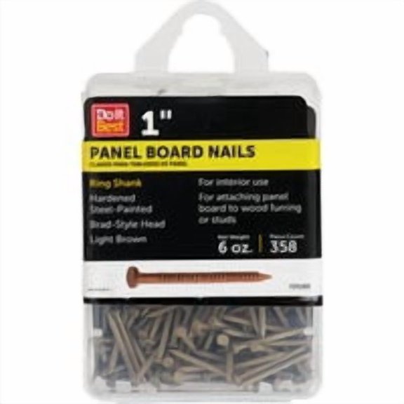 PrimeSource Do it Ring Shank Paneling Nail - Pack of 8 Pro Bulk Pack