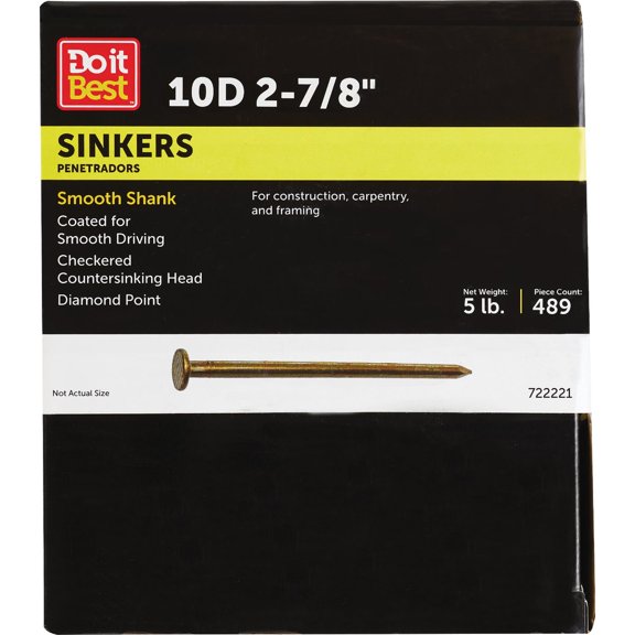 PrimeSource Do it Sinker Framing Nail - Pack of 8
