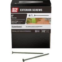 PrimeSource Grip-Rite PrimeGuard Exterior Screws, Case of 8