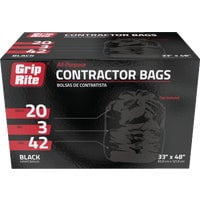 PrimeSource Pneumatic Grip-Rite Contractor Trash Bag - Pack of 10 Multipack Supply