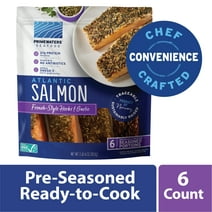 PrimeWaters French-Style Herbs & Garlic Atlantic Salmon, Frozen 30 oz (6 Count, 5 oz Portions)