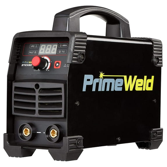 PrimeWeld 160ST Dual Voltage Stick Welder, 160 Amps, Lightweight, Compact