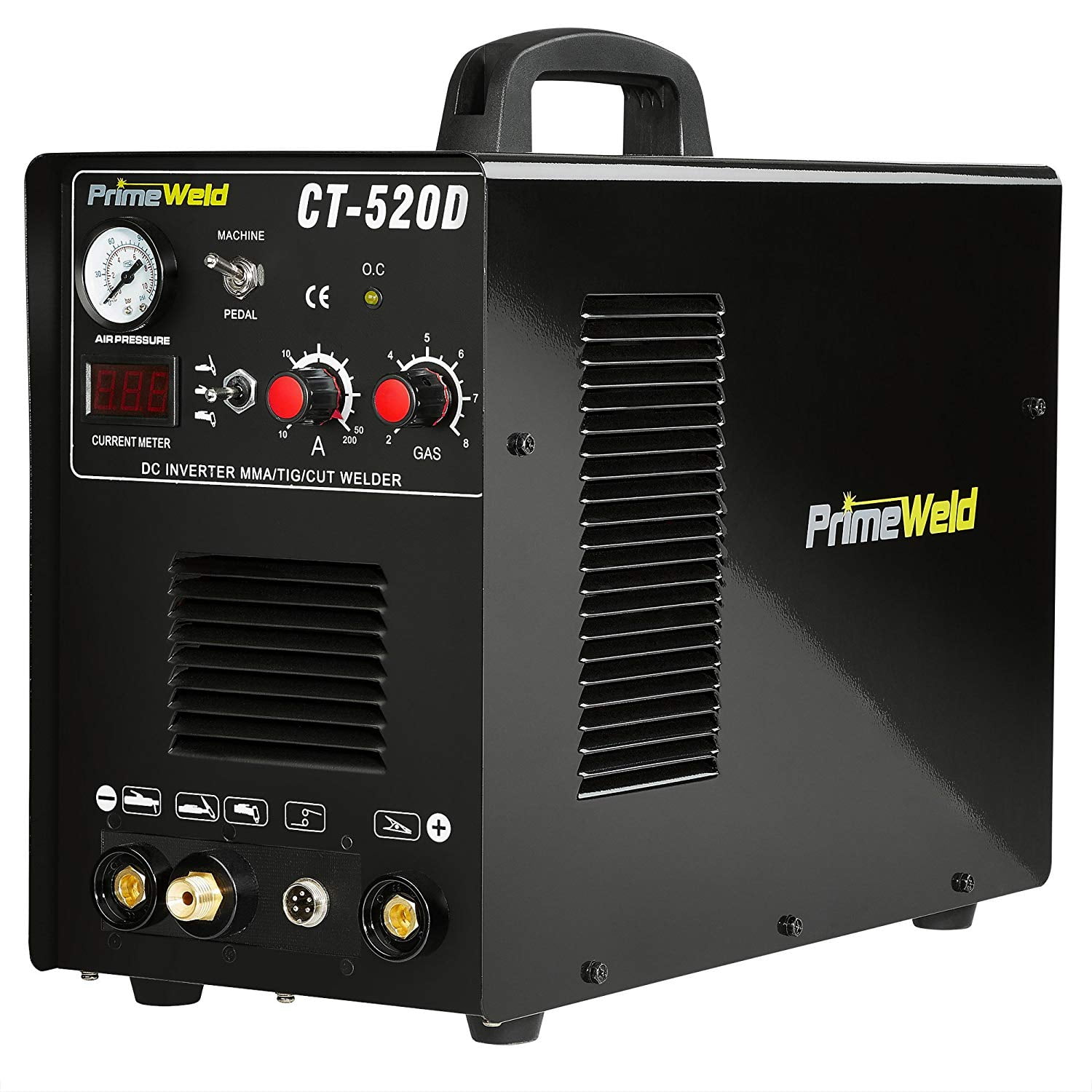 PrimeWeld Ct520d 50 Amps Plasma Cutter 200 Amps Tig Welder and 200 Amps Stick Welder Combo