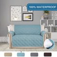 thumbnail image 1 of PrimeBeau Waterproof Quilted Loveseat Slipcover, Stone Blue, 1 of 7