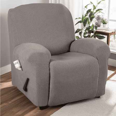 Primebeau Large Lycra Recliner Chair Cover, Full Protect Slip Covers, Great Fit