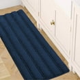 thumbnail image 1 of PrimeBeau Chenille Shaggy Absorbent Polyester Bathroom Rug, 47" x 17", Machine Washable, 1 of 8