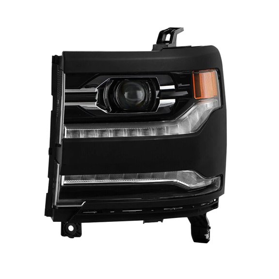 Primed Bezel For 2016-2018 Chevy Silverado 1500 Projector Headlight Left Driver