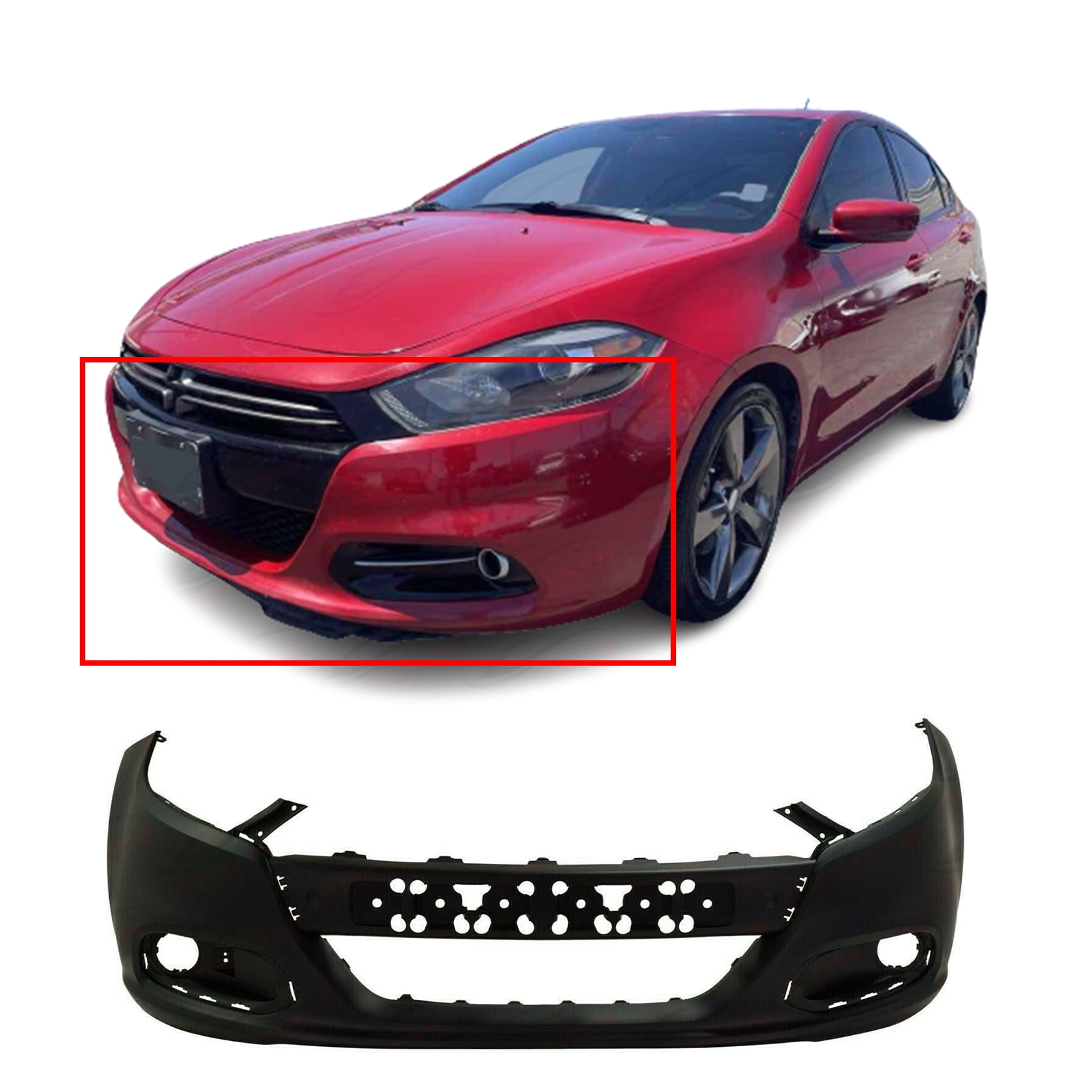 2013 dodge dart 2024 rallye front bumper