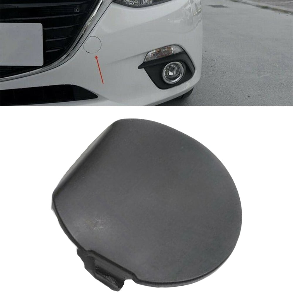 Primed Front Bumper Tow Hook Eye Cover Cap For Mazda 3 Axela 20142016