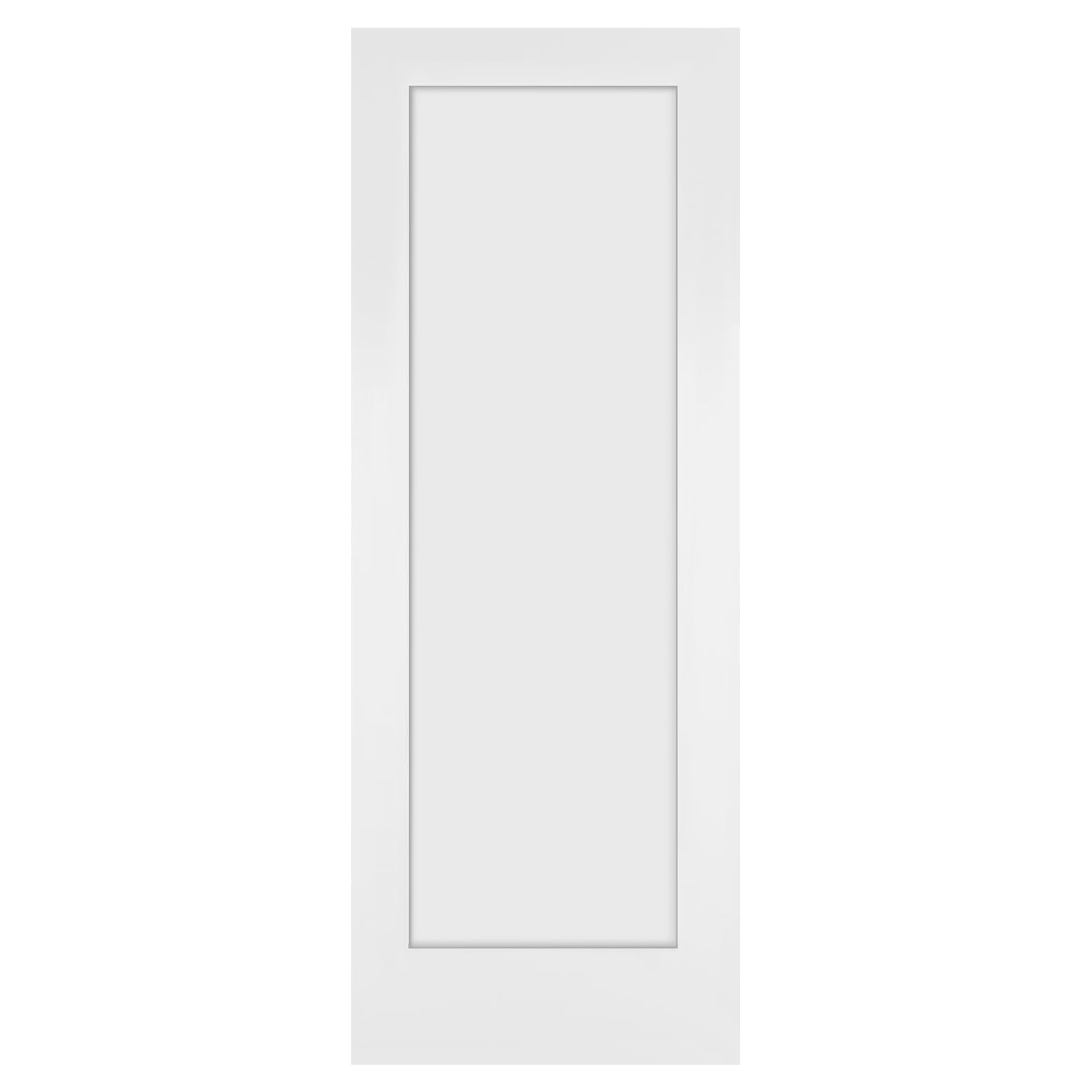Primed Interior Door Panel, 30 in. x 80 in. x 1 in., White, Square ...