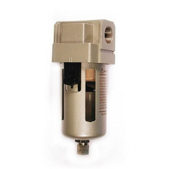 Primefit 0.37 in. Intermediate Air Filter with Steel-Protected Gauge 80-SCFM At 100-PSI, NPT