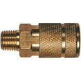thumbnail image 1 of Primefit TC1414MB6 .25" Automotive 6-Ball Brass Coupler with .25" Male NPT, 1 of 1