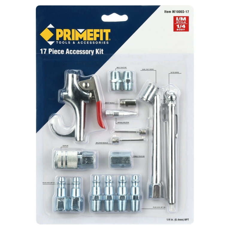Primefit® IK1006S-17 Accessory Kit 17-Piece Kit Primefit® IK1006S-17 Accessory Kit 17-Piece Kit