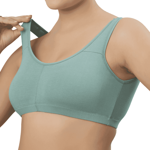Primeglobalca - Comfortable Stretch Sports Bra, Wirefree Women’s Bralette with Wide Straps and Soft Support (Size-S)